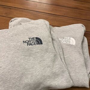 2 The North Face Light Gray Pullover